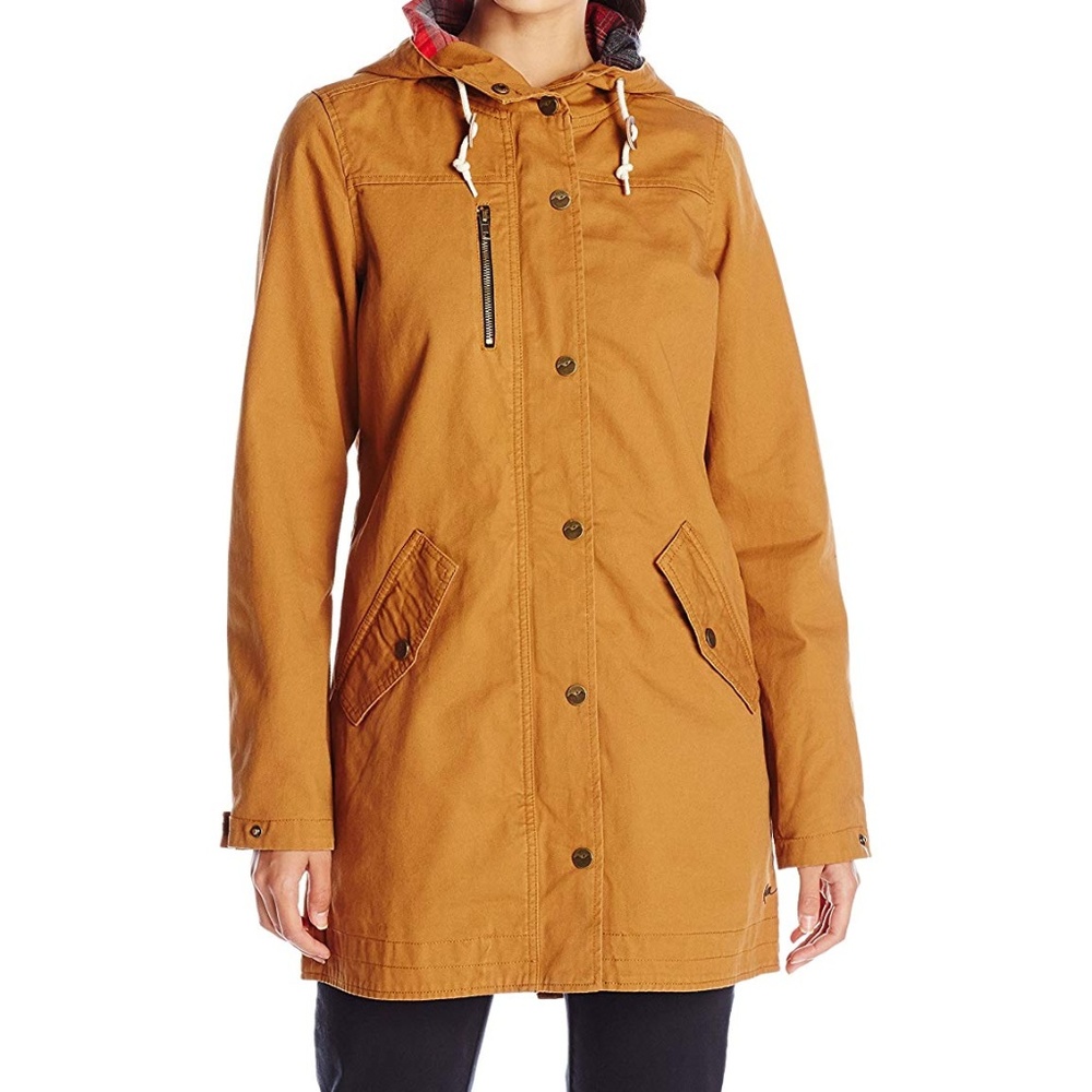 KAVU Women's Sundowner Full Zip Jacket, Tobacco, X